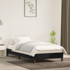 vidaXL fekete bársony ágykeret 90 x 200 cm ágy és ágykellék