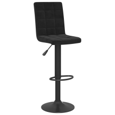 vidaXL fekete bársony bárszék (335749) bútor
