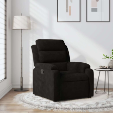 vidaXL fekete bársony dönthető fotel bútor