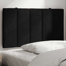 vidaXL fekete bársony fejtámla párna 80 cm ágy és ágykellék