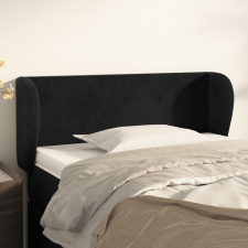 vidaXL fekete bársony fejtámla szárnyakkal 103x23x78/88 cm ágy és ágykellék