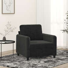 vidaXL fekete bársony kanapéfotel 60 cm bútor