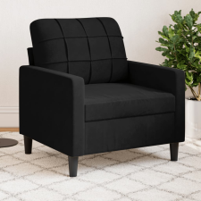 vidaXL fekete bársony kanapéfotel 60 cm bútor