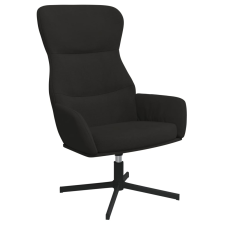 vidaXL fekete bársony pihenőfotel (341114) bútor
