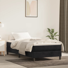 vidaXL fekete bársony zsebrugós ágymatrac 100x200x20 cm ágy és ágykellék