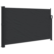 vidaXL fekete behúzható oldalsó napellenző 120 x 600 cm (4004489) kerti bútor