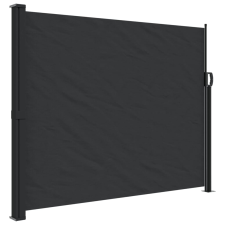 vidaXL fekete behúzható oldalsó napellenző 160 x 600 cm (4004519) kerti bútor