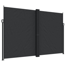 vidaXL fekete behúzható oldalsó napellenző 220 x 600 cm (4004864) kerti bútor