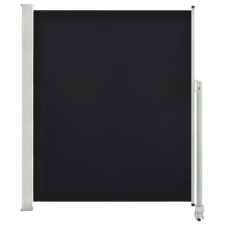 vidaXL fekete behúzható oldalsó terasz napellenző 160 x 300 cm fogó