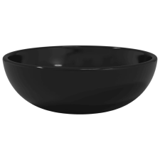 vidaXL fekete edzett üveg mosdókagyló 35x12 cm (345246) szaniter