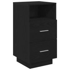 vidaXL fekete éjjeliszekrény 2 fiókkal 36x36x68 cm (858580) bútor