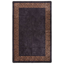 vidaXL fekete és arany csúszásmentes mosható szőnyeg 80 x 150 cm lakástextília