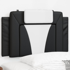 vidaXL fekete és fehér műbőr fejtámla párna 90 cm ágy és ágykellék