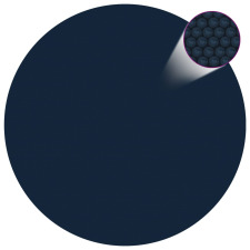 vidaXL Fekete és kék napelemes lebegő pe medencefólia 417 cm medence kiegészítő