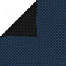 vidaXL Fekete és kék napelemes lebegő PE medencefólia 975 x 488 cm medence kiegészítő