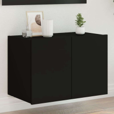 vidaXL fekete fali TV-szekrény LED-világítással 60x35x41 cm bútor