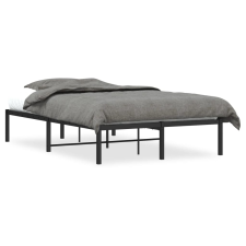 vidaXL fekete fém ágykeret 120 x 190 cm (373652) ágy és ágykellék