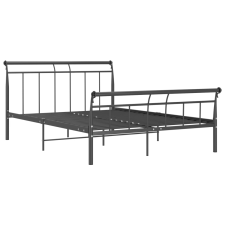 vidaXL fekete fém ágykeret 140 x 200 cm (325039) ágy és ágykellék