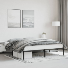 vidaXL fekete fém ágykeret 180 x 200 cm ágy és ágykellék