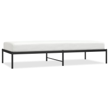 vidaXL fekete fém ágykeret 90 x 200 cm (350839) ágy és ágykellék