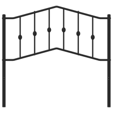 vidaXL fekete fém fejtámla 100 cm (373818) ágy és ágykellék