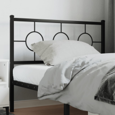 vidaXL fekete fém fejtámla 107 cm ágy és ágykellék