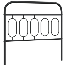 vidaXL fekete fém fejtámla 107 cm ágy és ágykellék
