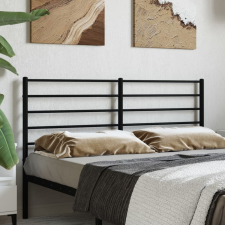 vidaXL fekete fém fejtámla 120 cm ágy és ágykellék