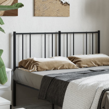 vidaXL Fekete fém fejtámla 135 cm ágy és ágykellék