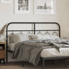 vidaXL fekete fém fejtámla 140 cm ágy és ágykellék