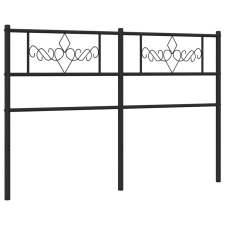vidaXL fekete fém fejtámla 140 cm (355300) ágy és ágykellék