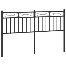 vidaXL fekete fém fejtámla 140 cm (373724) ágy és ágykellék