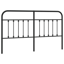 vidaXL fekete fém fejtámla 160 cm (352613) ágy és ágykellék