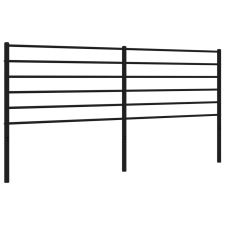 vidaXL fekete fém fejtámla 180 cm (352355) ágy és ágykellék
