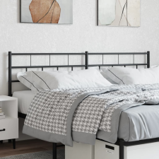vidaXL fekete fém fejtámla 200 cm ágy és ágykellék