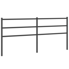 vidaXL fekete fém fejtámla 200 cm (355403) ágy és ágykellék
