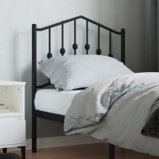 vidaXL fekete fém fejtámla 75 cm ágy és ágykellék
