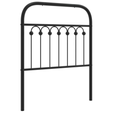 vidaXL fekete fém fejtámla 75 cm ágy és ágykellék