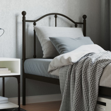 vidaXL fekete fém fejtámla 75 cm ágy és ágykellék