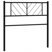 vidaXL fekete fém fejtámla 75 cm (372205) ágy és ágykellék
