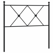 vidaXL fekete fém fejtámla 90 cm (376530) ágy és ágykellék