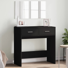vidaXL fekete fésülködőasztal tükörrel 80x39x80 cm bútor