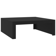 vidaXL fekete forgácslap dohányzóasztal 100 x 100 x 35 cm (808568) - Dohányzóasztalok bútor