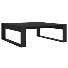 vidaXL fekete forgácslap dohányzóasztal 100 x 100 x 35 cm (808631) bútor