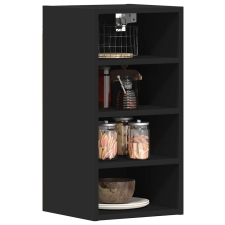 vidaXL fekete forgácslap függő szekrény 30x29,5x60 cm bútor
