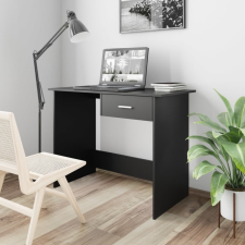 vidaXL Fekete forgácslap íróasztal 100 x 50 x 76 cm íróasztal