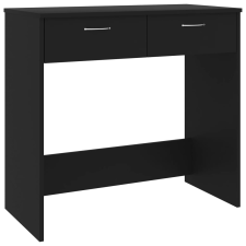 vidaXL fekete forgácslap íróasztal 80 x 40 x 75 cm (801356) íróasztal