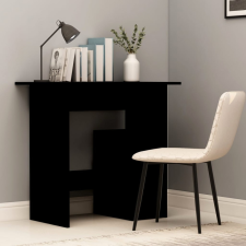 vidaXL Fekete forgácslap íróasztal 80 x 45 x 74 cm íróasztal