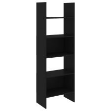 vidaXL fekete forgácslap könyvszekrény 60 x 35 x 180 cm (803408) bútor