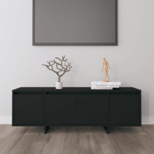 vidaXL fekete forgácslap TV-szekrény 120 x 30 x 40,5 cm bútor
